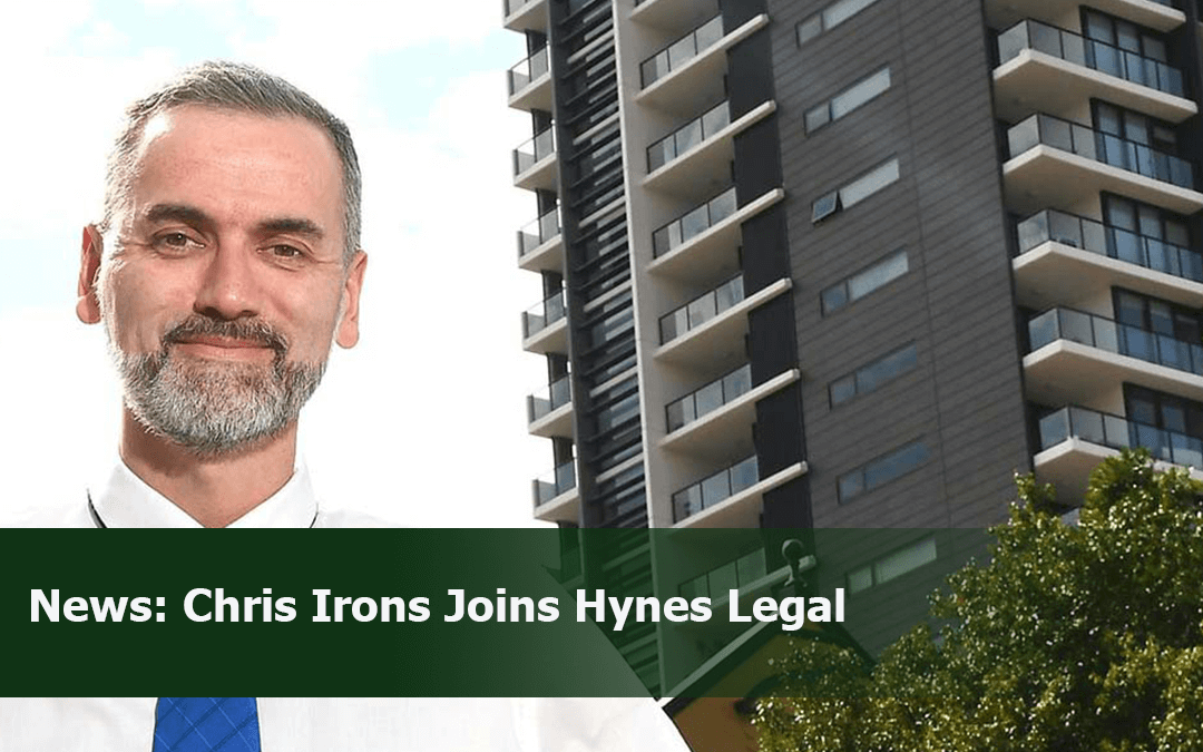 News: Chris Irons to head mediation service at Hynes Legal