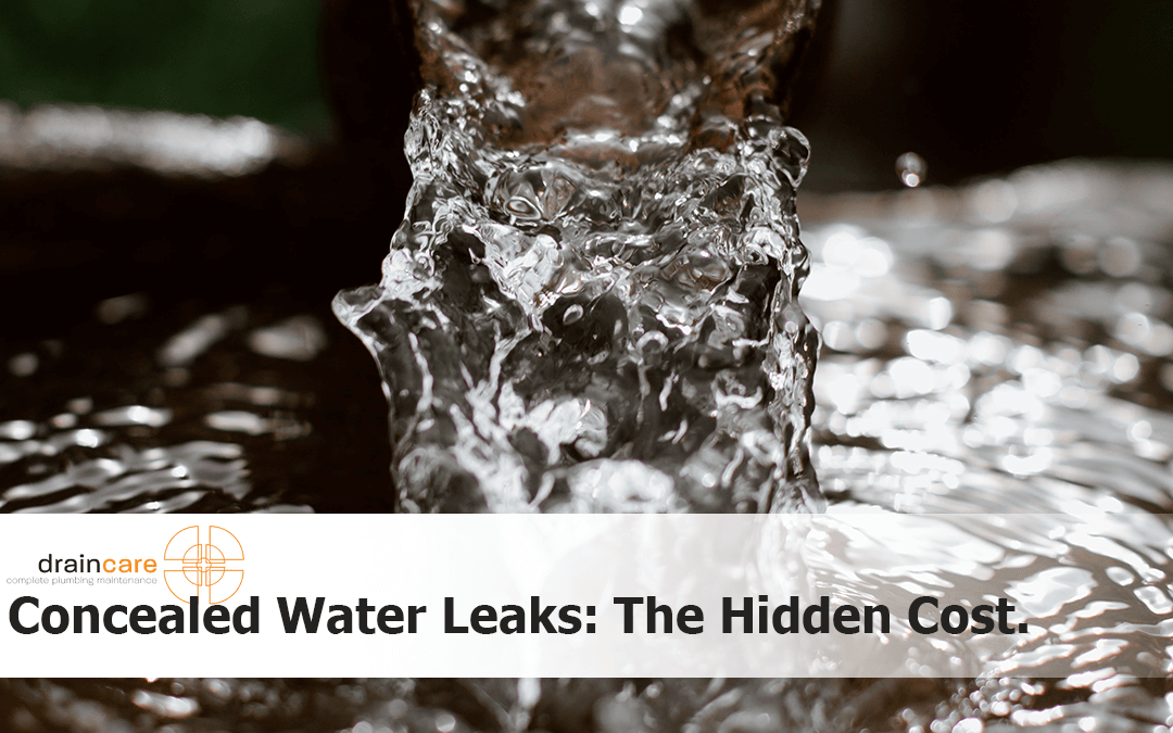Concealed Water Leaks – The Hidden Cost.