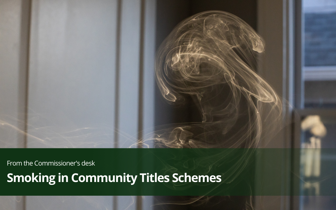 Smoking in Community Titles Scheme