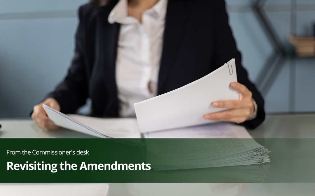 Revisiting the Amendments