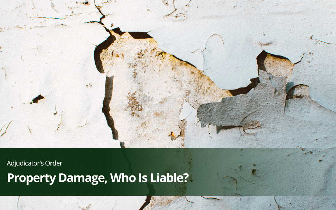 Property Damage, Is the Body Corporate Liable for Rectification?