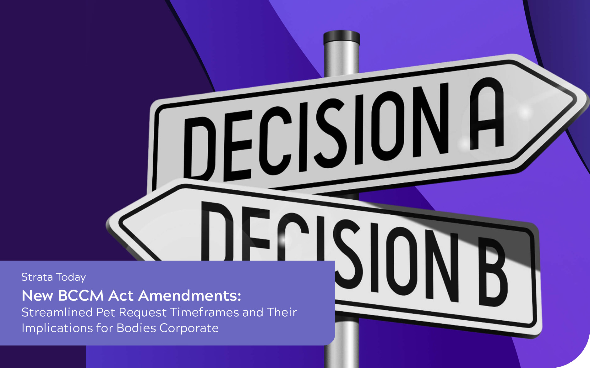 New BCCM Act Amendments: Streamlined Pet Request Timeframes and Their Implications for Bodies Corporate