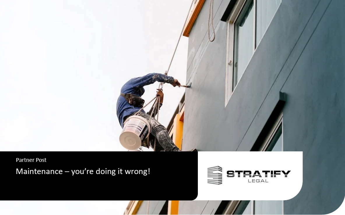 Maintenance – you’re doing it wrong!