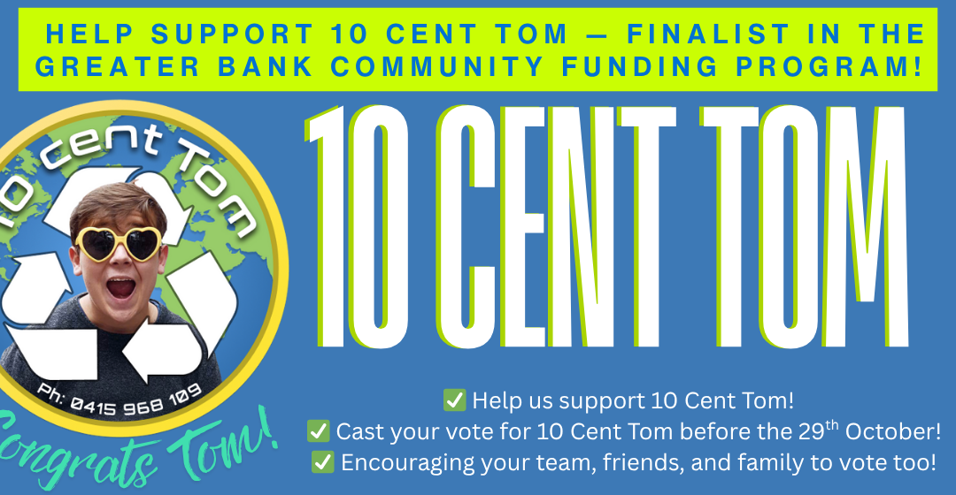 Help Hartley’s Support 10 Cent Tom!