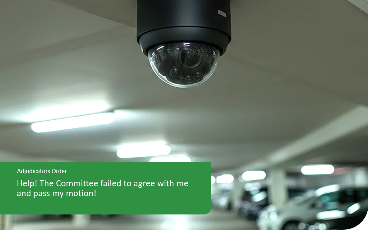 Help! The Committee failed to agree with me and pass my motion!