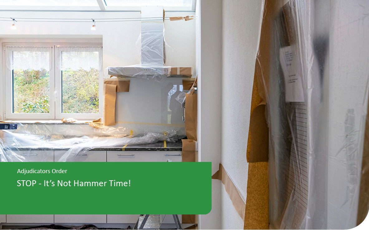 STOP – It’s Not Hammer Time!