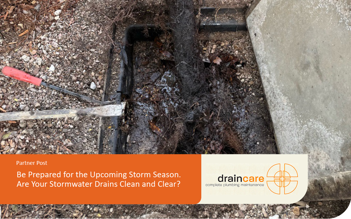 Be Prepared for the Upcoming Storm Season. Are Your Stormwater Drains Clean and Clear?